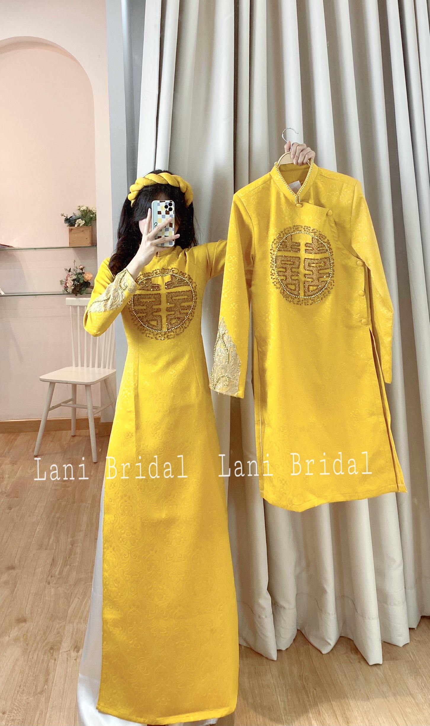 ÁO DÀI VÀNG CĐ